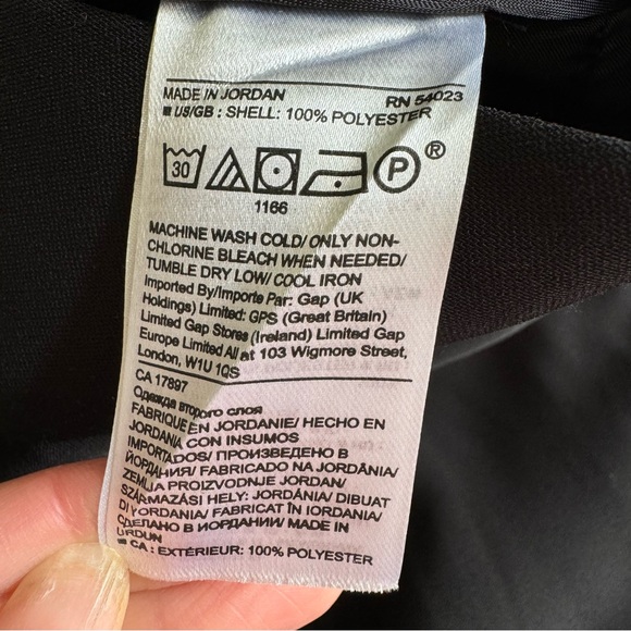 Banana Republic Slim Wide-leg Cropped Pant Black Sz 2 - Picture 5 of 10